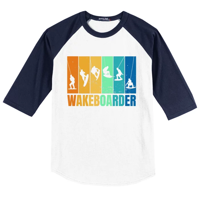 Wakeboarder Baseball Sleeve Shirt