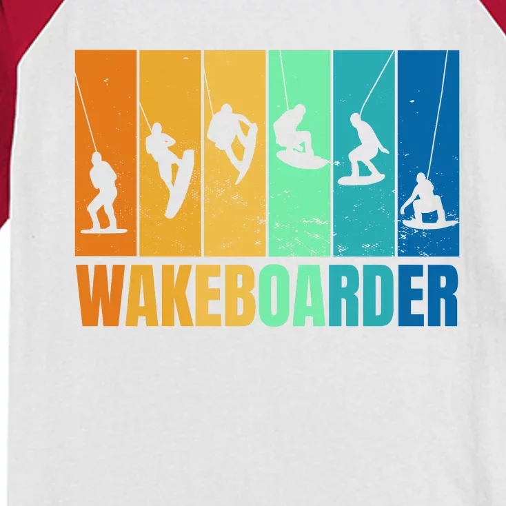 Wakeboarder Kids Colorblock Raglan Jersey