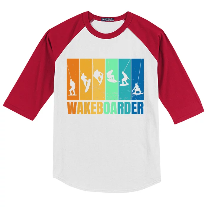 Wakeboarder Kids Colorblock Raglan Jersey