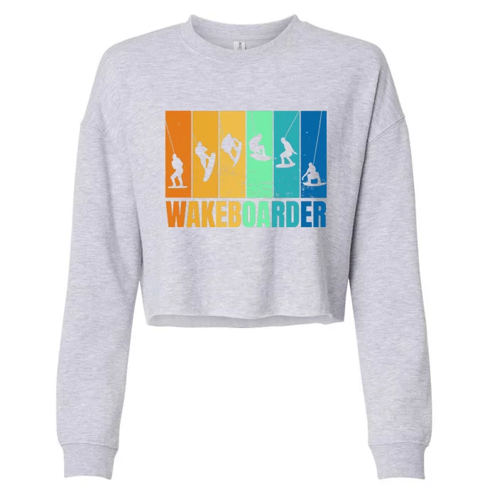 Wakeboarder Cropped Pullover Crew