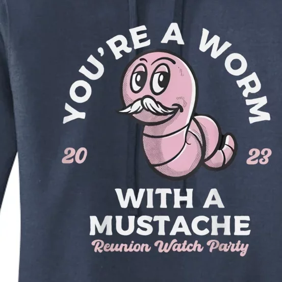 Worm With A Mustache James Tom Ariana Reality Women's Pullover Hoodie