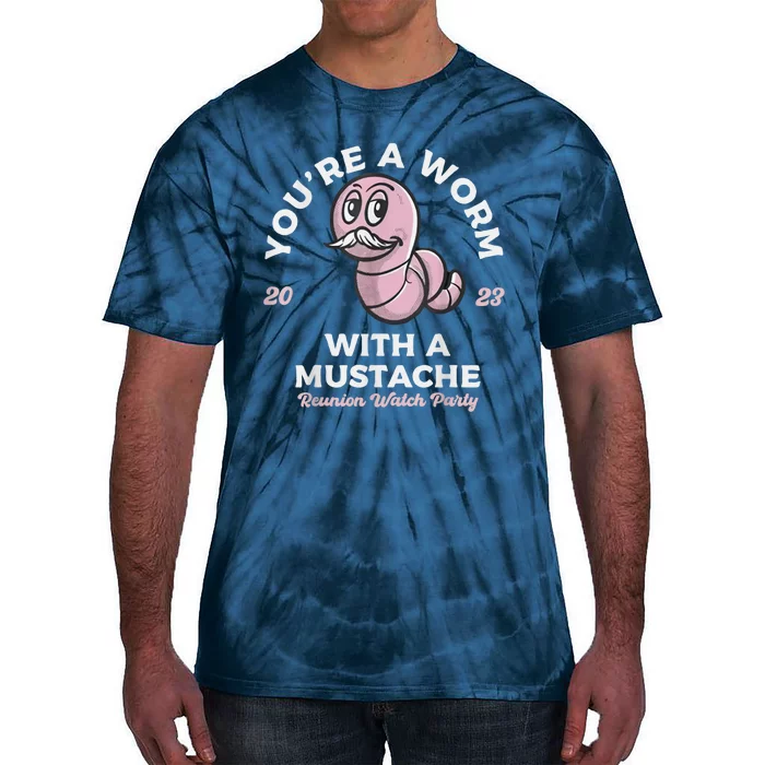 Worm With A Mustache James Tom Ariana Reality Tie-Dye T-Shirt