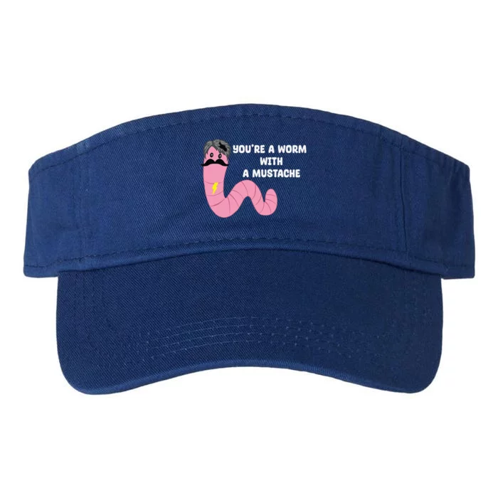 Worm With A Mustache James Tom Ariana Reality Valucap Bio-Washed Visor