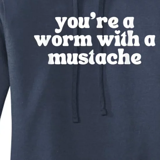 Worm With A Mustache James Tom Ariana Reality Women's Pullover Hoodie