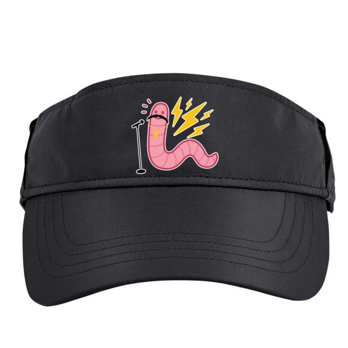 Worm With A Mustach Pump Rules Adult Drive Performance Visor