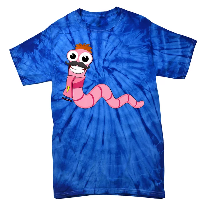 Worm With A Mustache James Tom Ariana Reality Tie-Dye T-Shirt