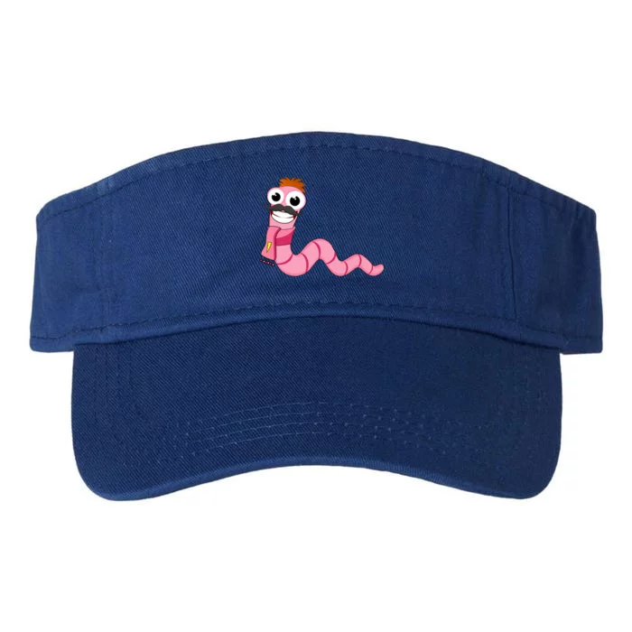 Worm With A Mustache James Tom Ariana Reality Valucap Bio-Washed Visor