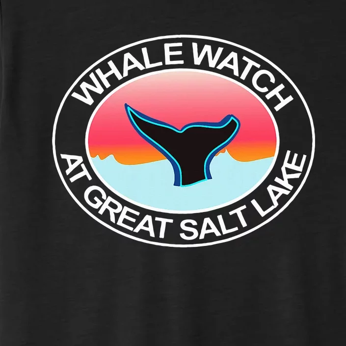 Whale Watch At Great Salt Lake Utah Tail Water Sunset ChromaSoft Performance T-Shirt