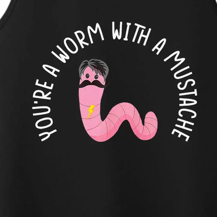 Worm With A Mustache James Tom Ariana Reality Funny Matching Performance Tank