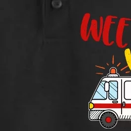 Wee Woo Ambulance Amr Funny Ems Emt Paramedic Gift Dry Zone Grid Performance Polo