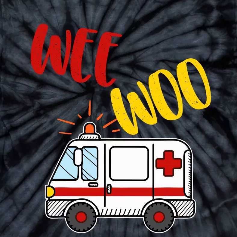 Wee Woo Ambulance Amr Funny Ems Emt Paramedic Gift Tie-Dye T-Shirt