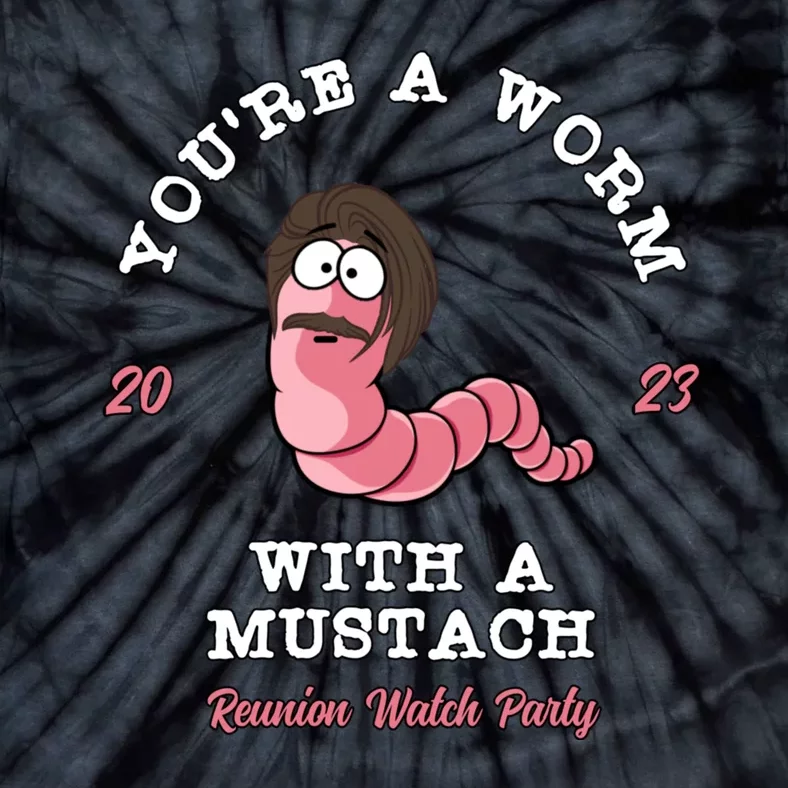 Worm With A Mustache James Tom Ariana Reality Tie-Dye T-Shirt