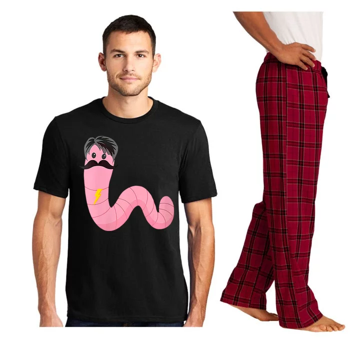 Worm With A Mustache James Tom Ariana Reality Pajama Set