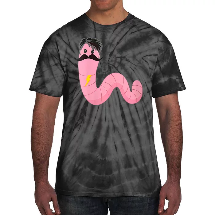 Worm With A Mustache James Tom Ariana Reality Tie-Dye T-Shirt