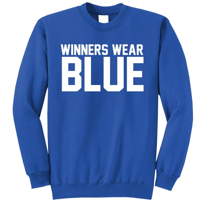 Winners Wear Blue Game Competition Sweatshirt