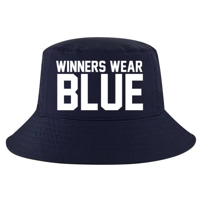 Winners Wear Blue Game Competition Cool Comfort Performance Bucket Hat