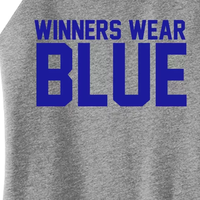 Winners Wear Blue Game Competition Women’s Perfect Tri Rocker Tank