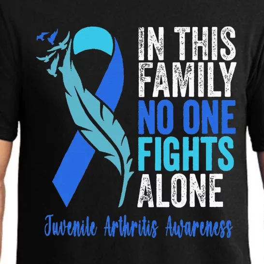 We Wear Blue Riboon For Juvenile Arthritis Awareness Month. Pajama Set