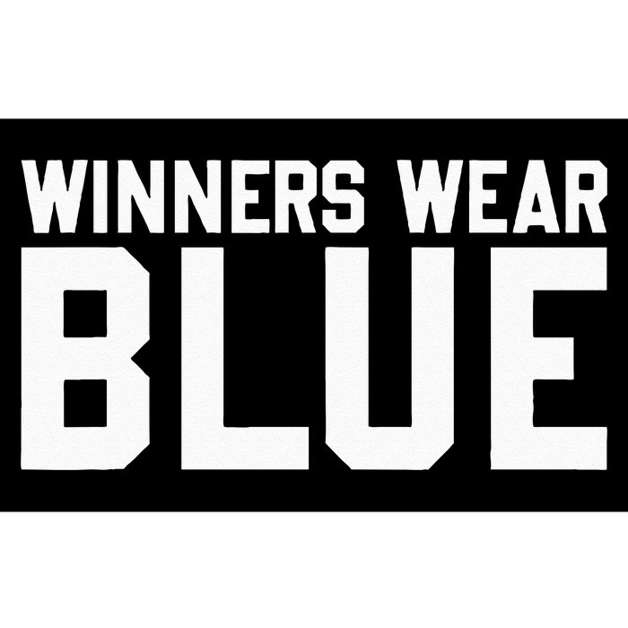 Winners Wear Blue Color War Camp Blue Team Game Competition Bumper Sticker