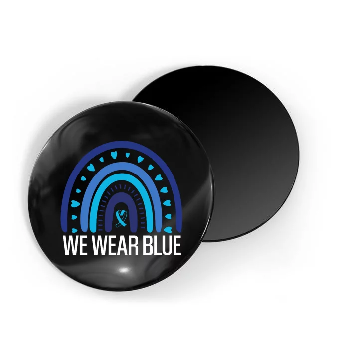 We Wear Blue Advocacy Graphic Magnet