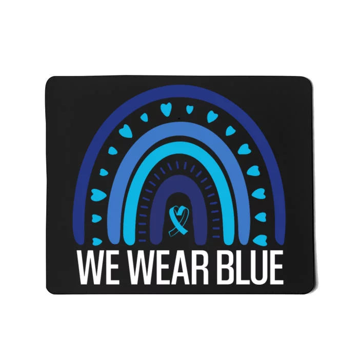 We Wear Blue Advocacy Graphic Mousepad