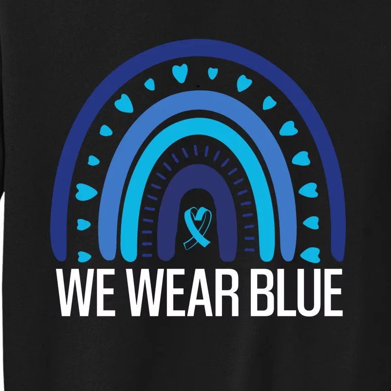 We Wear Blue Advocacy Graphic Tall Sweatshirt