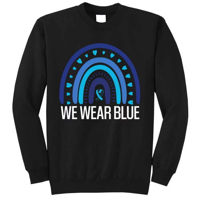 We Wear Blue Advocacy Graphic Tall Sweatshirt