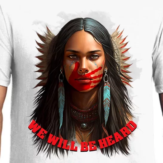 We Will Be Heard Missing And Murdered Indigenous Women MMIW Pajama Set