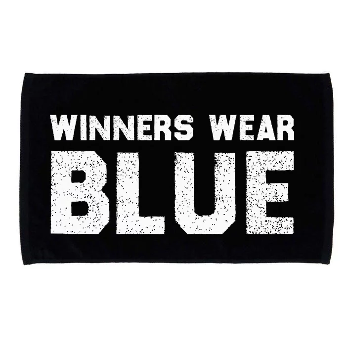 Winners Wear Blue Spirit Wear Team Game Color War Microfiber Hand Towel