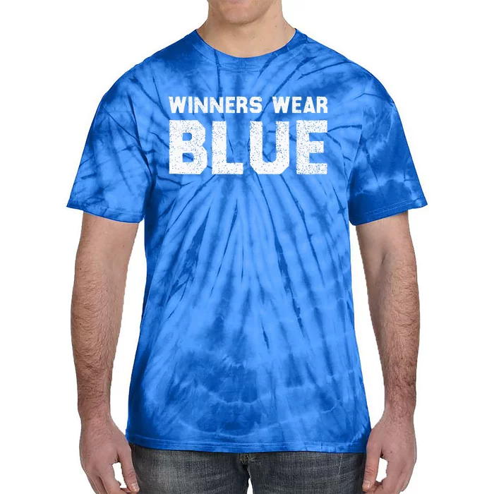 Winners Wear Blue Spirit Wear Team Game Color War Tie-Dye T-Shirt