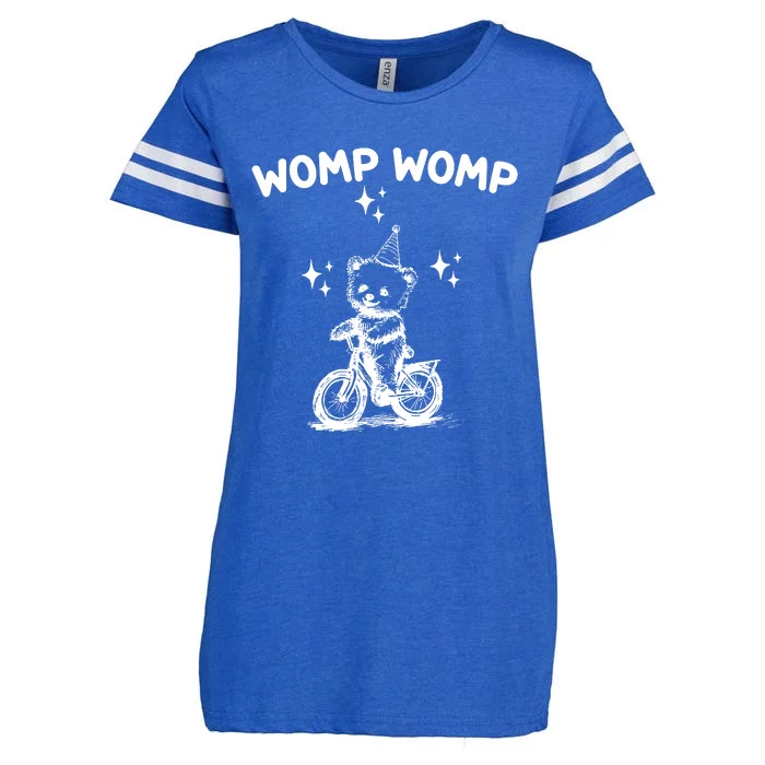 Womp Womp Bear Funny Retro Enza Ladies Jersey Football T-Shirt