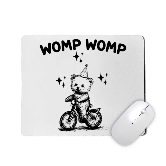 Womp Womp Bear Funny Retro Mousepad