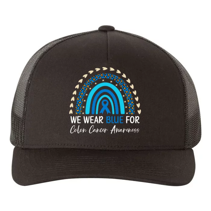 We Wear Blue For Colon Cancer Awareness Yupoong Adult 5-Panel Trucker Hat