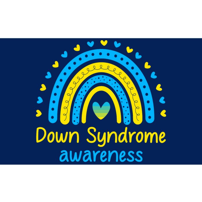 We Wear Blue And Yellow Down Syndrome Awareness Bumper Sticker