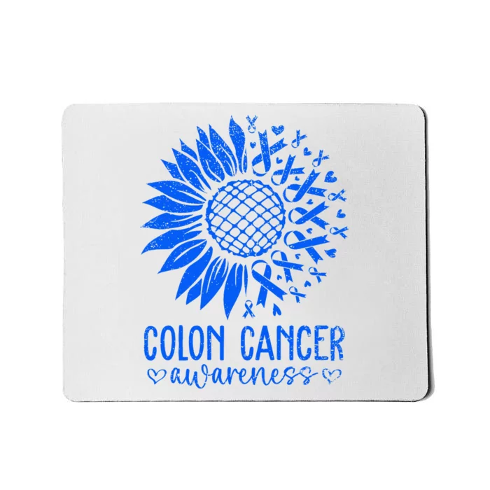 We Wear Blue Colon Cancer Awareness Colorectal Cancer Month Mousepad