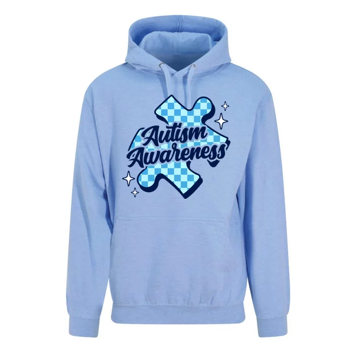 We Wear Blue For Autism Awareness Unisex Surf Hoodie