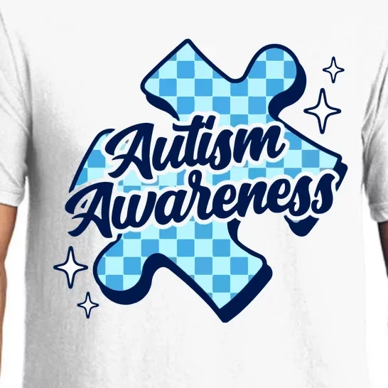 We Wear Blue For Autism Awareness Pajama Set