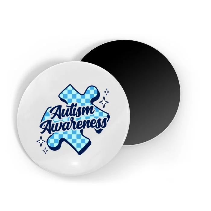 We Wear Blue For Autism Awareness Magnet