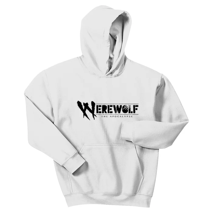 Wod Werewolf Bone Gnawers Icon Black Kids Hoodie