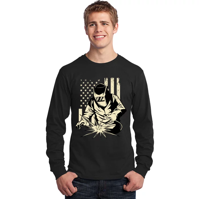 Welder Welding Blacksmith Metal Worker Fabricator Long Sleeve Shirt