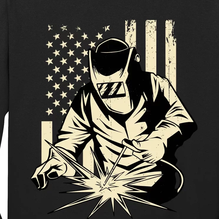 Welder Welding Blacksmith Metal Worker Fabricator Long Sleeve Shirt