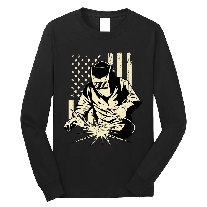 Welder Welding Blacksmith Metal Worker Fabricator Long Sleeve Shirt