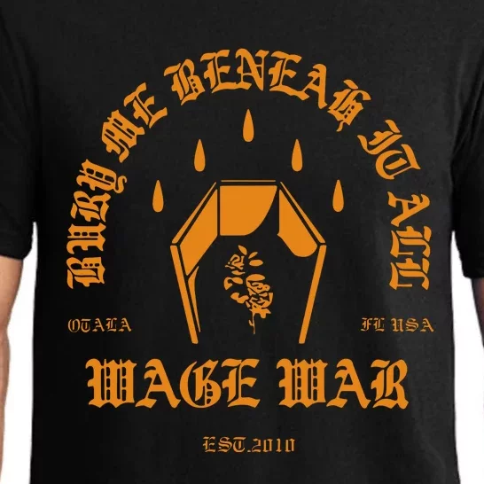 Wage War Bury Me Pajama Set