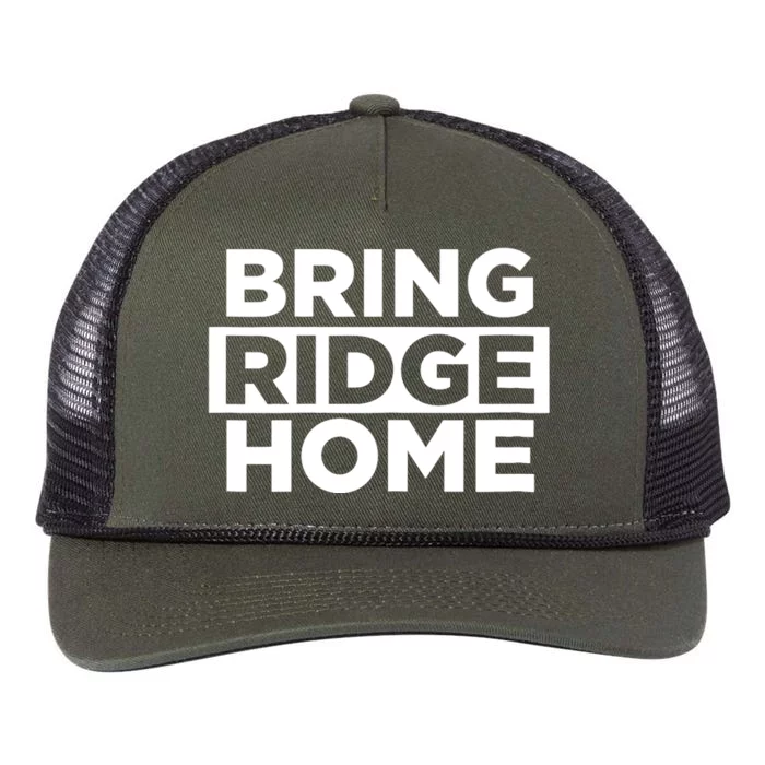 Wo Wo Bring Ridge Home Retro Rope Trucker Hat Cap