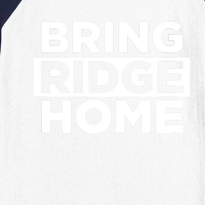 Wo Wo Bring Ridge Home Baseball Sleeve Shirt