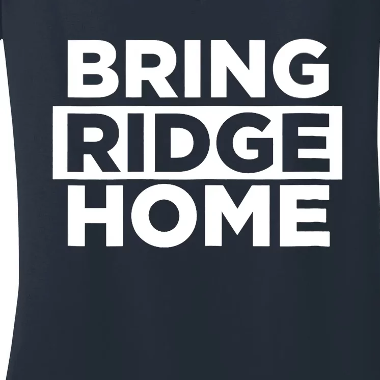 Wo Wo Bring Ridge Home Women's V-Neck T-Shirt