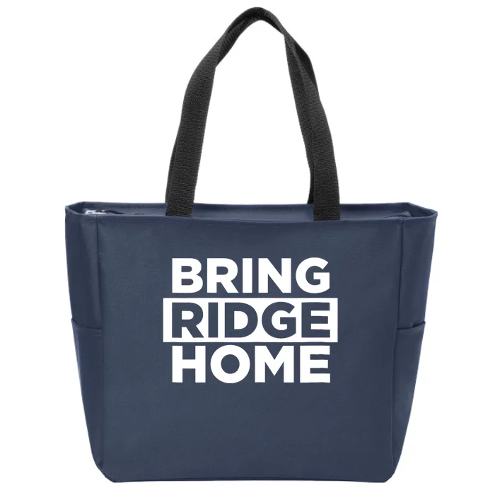 Wo Wo Bring Ridge Home Zip Tote Bag