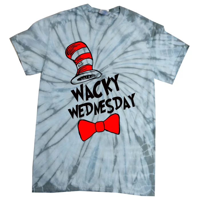 Wacky Wednesday Cat In Hat Tie-Dye T-Shirt