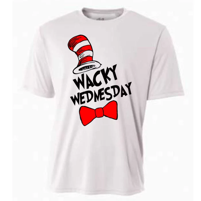 Wacky Wednesday Cat In Hat Cooling Performance Crew T-Shirt