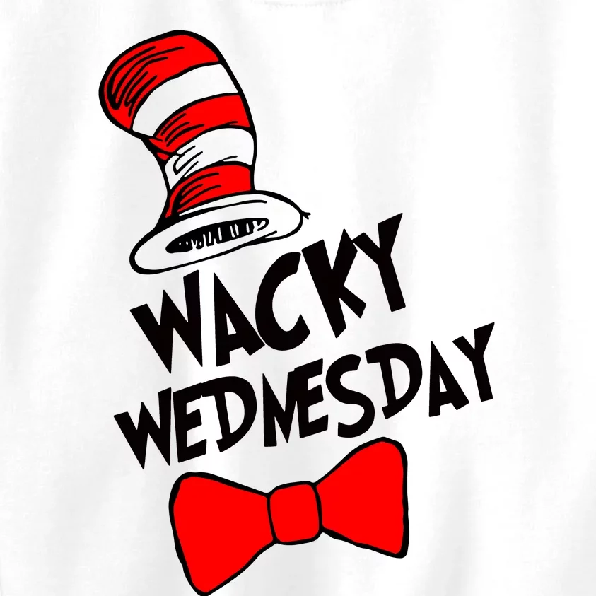 Wacky Wednesday Cat In Hat Kids Sweatshirt